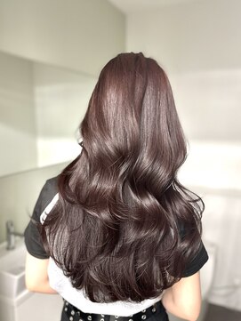 ムード(MOOD,) ダークアッシュ/ミディアムレイヤーカット/大人ガーリー/銀座