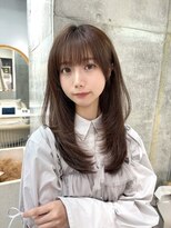 ロンドウル 熊本(Lond ulu)&nbsp;ミディアムヘア/暗めカラー/デザインカラー/韓国ヘア/髪質改善