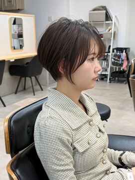 トト 船橋店(toto.) 前髪顔周りカットピンクベージュアンブレラカラーイメチェン船橋