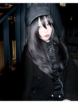 ヌル 原宿店(Null) レイヤーカット/ルーツカラー/ブリーチデザインカラー/ウルフ