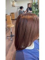 エスト(est.) カット×白髪染めを使わないカラー×ミネコラトリートメント