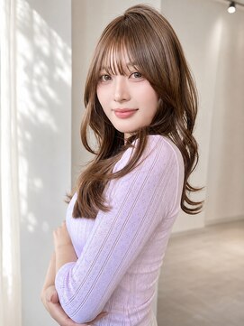 ユイマァル 倉敷(YUIMARL) 倉敷20代30代★艶髪くびれ韓国巻き★ブリーチマロンベージュ★