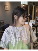 ヘアーループセラデザインワークス(Hair ruup Sela design works)&nbsp;ブリーチ履歴を活かすデザインカラー｜那覇新都心