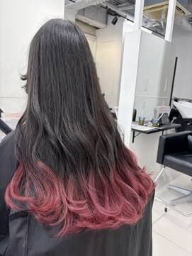 アライブ ハラジュク(ALIVE harajuku) ブリーチインナーバレイヤージュグラデーションカラー夕貴