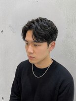アッシュ 国立店(Ash)&nbsp;センターパート×フェザーパーマ　国立