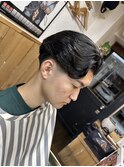 センターパート[バーバー/吉祥寺/スキンフェード／メンズ］