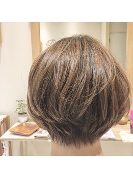 ナノハナ 鹿沼　ふんわりショートボブ