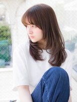 ルティア(Lutia)&nbsp;ナチュラルストレート　アッシュブラウン