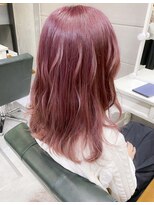 デイズ(days)&nbsp;カット＋ピンクボルドーブリーチ透明感カラーha419