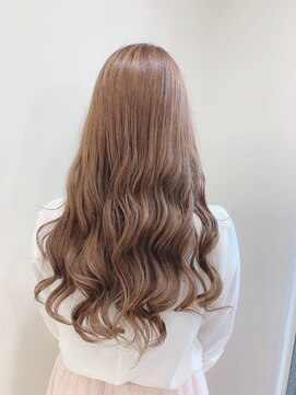 アッシュ 二子玉川店(Ash) 【ブリーチを使わないダブルカラー】ミルクティーベージュ