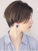 サーカス バイ ビュートリアム 青山(CIRCUS by BEAUTRIUM)&nbsp;前髪なし　ショートヘア　ハンサムショート　センター分け　青山