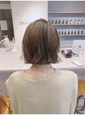 ナチュラルアッシュ×切りっぱなしボブ【竹中慎治】梅田