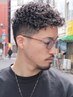 【BARBER　COUPON】フェードカット+パーマ