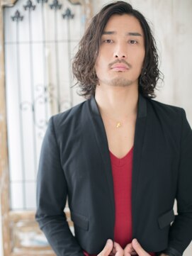 モッズヘアメン 名護大東店(mod's hair men) ≪mod's men≫大人ランダムパーマでワイルドツイストミディb