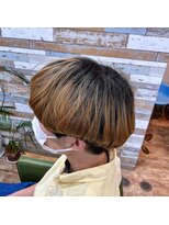 ハウオリ ヘアーワークス(Hauoli hair works)&nbsp;ハイトーン×マッシュ