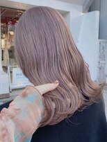 ベレーザシェルト(Beleza scelto)&nbsp;ba972_透明感グレーベージュシースルーバンクハイトーンカラー