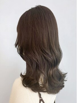 アイティーバイアルバム 下北沢店(IT by ALBUM) グレージュミディ_グレージュカラーボブウルフ_ba402381