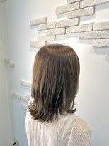 ゼル 郡山(ZELE)&nbsp;大人可愛い、ミディアムボブ【郡山/髪質改善/インナーカラー】