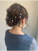 まとめ髪お呼ばれ結婚式アレンジ【rili横浜】