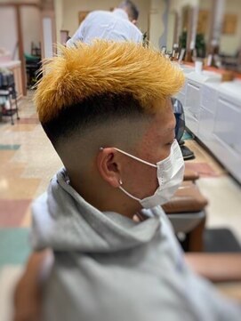 アポロカットステージ 相模大野店 アップバング/ツーブロックマッシュ<理容室>[メンズ/相模大野]