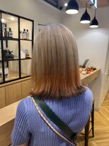 ローマ ギンザ(ROMA Ginza)&nbsp;キツネカラー × ぱっつんボブ