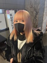 ワンズクロエ 原宿店(ONE's Chloe)&nbsp;黒髪/前髪パーマ/グレーベージュ/レイヤーロング/インナーカラー