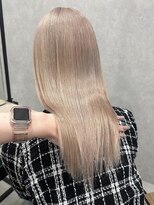 ロウル 渋谷(LOWRL)&nbsp;暖色ミルクティーカラー/ケアブリーチ