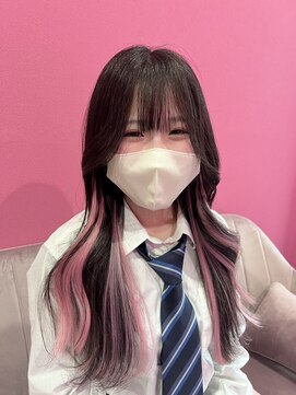 ヴィアンジュ(viange) #プラチナエクステ20本#インナーカラー風