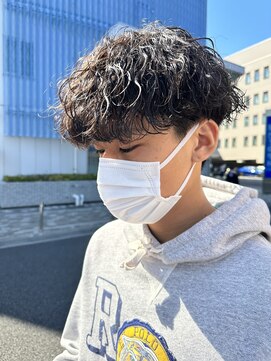 オーガニック アトリエ 大宮(organic+atelier) 20代30代韓流☆ツイストパーマショートマッシュアッシュブラック