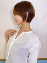 ロンド ストラーダ 心斎橋(Lond strada)&nbsp;ショート×ハイライト白髪ぼかし×シアーカラー[心斎橋]