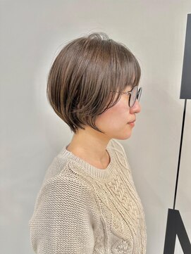 シシ 大宮(She 2.) 大人丸みショートボブ/マッシュショート/前髪/ベージュカラー