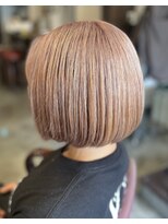 サーティエイト(38)&nbsp;艶めきピンクミルクティーショートボブ