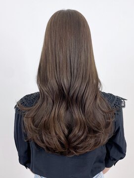 アルバム 新宿(ALBUM SHINJUKU) オリーブカラー秋色透明感カラーくすみベージュ_ba521701