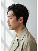 アントワープトーキョー(antwerp TOKYO)&nbsp;メンズパーマスパイラルパーマ縮毛矯正40代50代