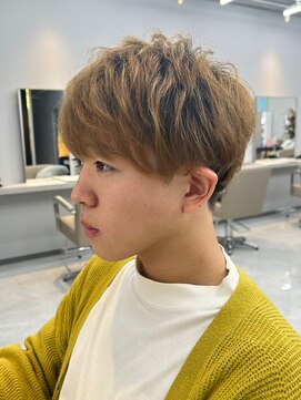 ネイロ 北千住(NeiRo) メンズマッシュブリーチカラーブロンドカラーハイライトカラー