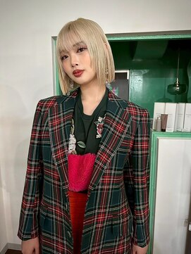 パレット 難波(Palette) ショートウルフホワイトグレージュミニウルフオリーブグレージュ