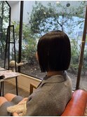 パツっと切りっぱなしボブ！