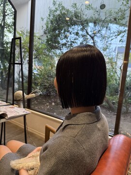 ムクヘア 御幸店(MUKU hair) パツっと切りっぱなしボブ！