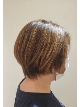 松本平太郎美容室 国立店 30代40代50代60代×グラボブ×イノアカラー×ハイライト