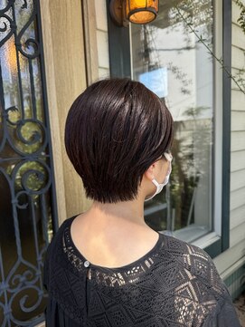 チョコレート(chocolate) 髪質改善大人可愛い20代30代40代50代ショートボブ