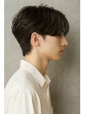 MEN’S HAIR/ブルーブラック/フェザーパーマ/松戸
