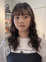 ロンドアンメゾン 原宿(Lond un Maison.)&nbsp;オリーブグレー/韓国風巻き/レイヤーカット/くすみベージュ/横浜