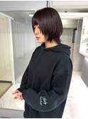 ウルフカット／ラベンダーグレージュ