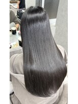 ランド 千葉(land)&nbsp;髪質改善ダークグレー×ストレートスタイル
