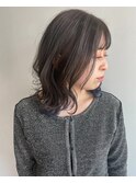 暗色透明感カラー//ミディアムレイヤー