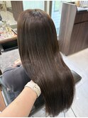 髪質改善トリートメント×オリーブグレージュ