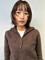 ヴヴ(Bub)&nbsp;レイヤーボブ ハッシュカット 顔周りカット ショコラベージュ