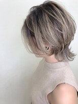 エヌプラスリタ 近鉄八尾(N+lita)&nbsp;黒髪クラゲヘアーオリーブグレー小顔ココアベージュ