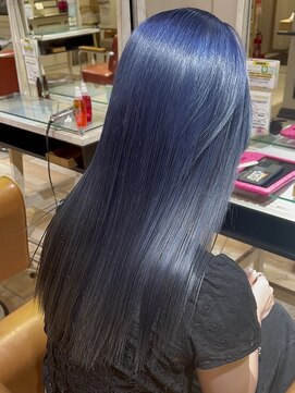 ネオリーブサイン 大森店(Neolive sign) ブリーチ1回でできる ブルーグレージュ 大森