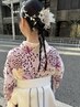 成人式・卒業式ヘアセット　￥7700